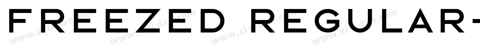 Freezed Regular字体转换